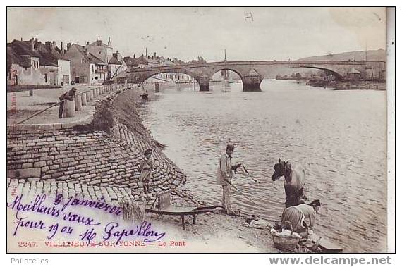 VILLENEUVE   LE PONT  1905 - Villeneuve-sur-Yonne