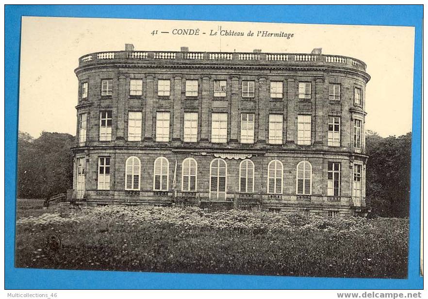 59 - CONDE - Le Château De L'Hermitage. - Conde Sur Escaut