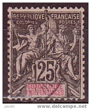 - GUADELOUPE - 1892 - YT N° 34  Oblitéré  TBE - Used Stamps