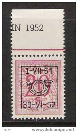 Belgie OCB V 617 (**) - Typo Precancels 1951-80 (Figure On Lion)