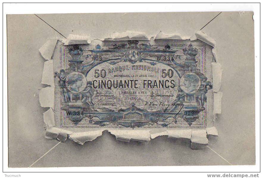 C1010 -  BANQUE NATIONALE Bruxelles - 50 Francs - Munten (afbeeldingen)