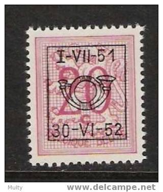 Belgie OCB V 617 (**) - Typo Precancels 1951-80 (Figure On Lion)