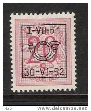 Belgie OCB V 617 (**) - Typo Precancels 1951-80 (Figure On Lion)