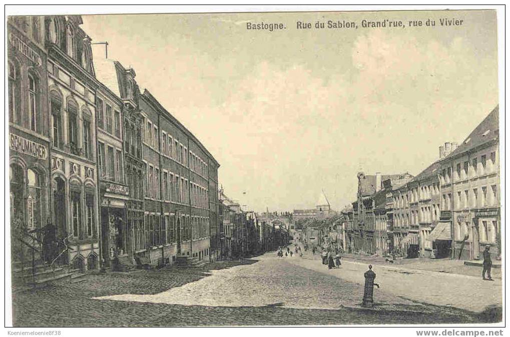 BASTOGNE - RUE DU SABLON  GRAND RUE   RUE DU VIVIER - Bastogne