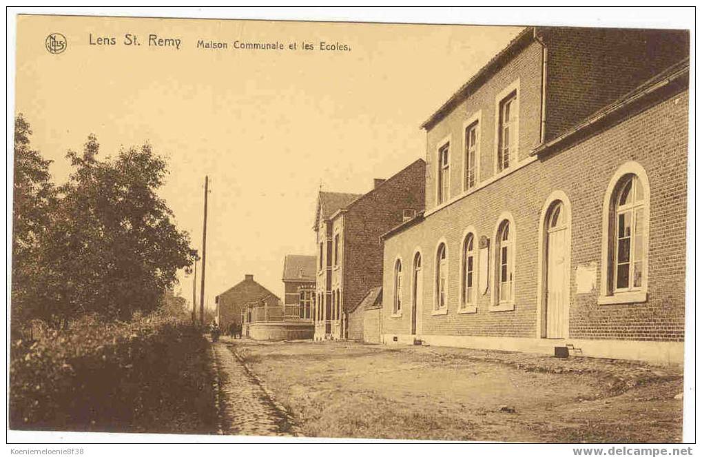 LENS ST REMY - MAISON COMMUNALE ET LES ECOLES - Hannuit