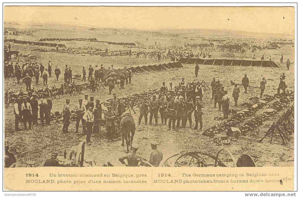 MOULAND - GERMANS  CAMPING IN BELGIUM - Fourons - Voeren