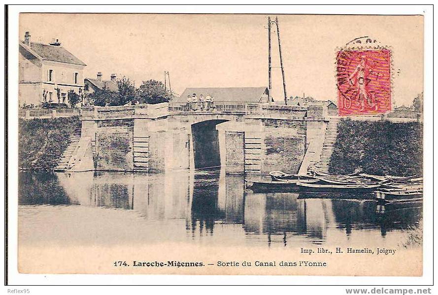 LAROCHE-MIGENNES - Sortie Du Canal Dans L'Yonne - Migennes