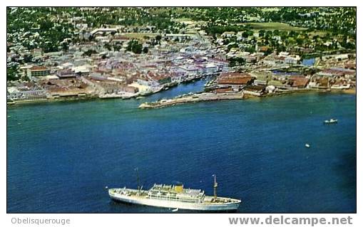 AREAL VIEW OF BRIDGETOWN BARBADOS EN 1964 - Barbados (Barbuda)