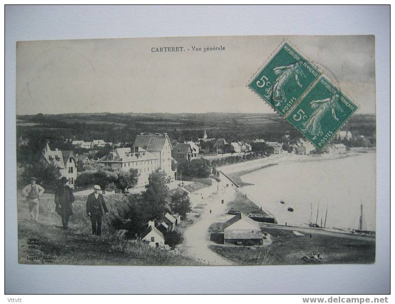 CA, CARTERET : Vue Générale, (Animée, Circulée, 1909) - Carteret