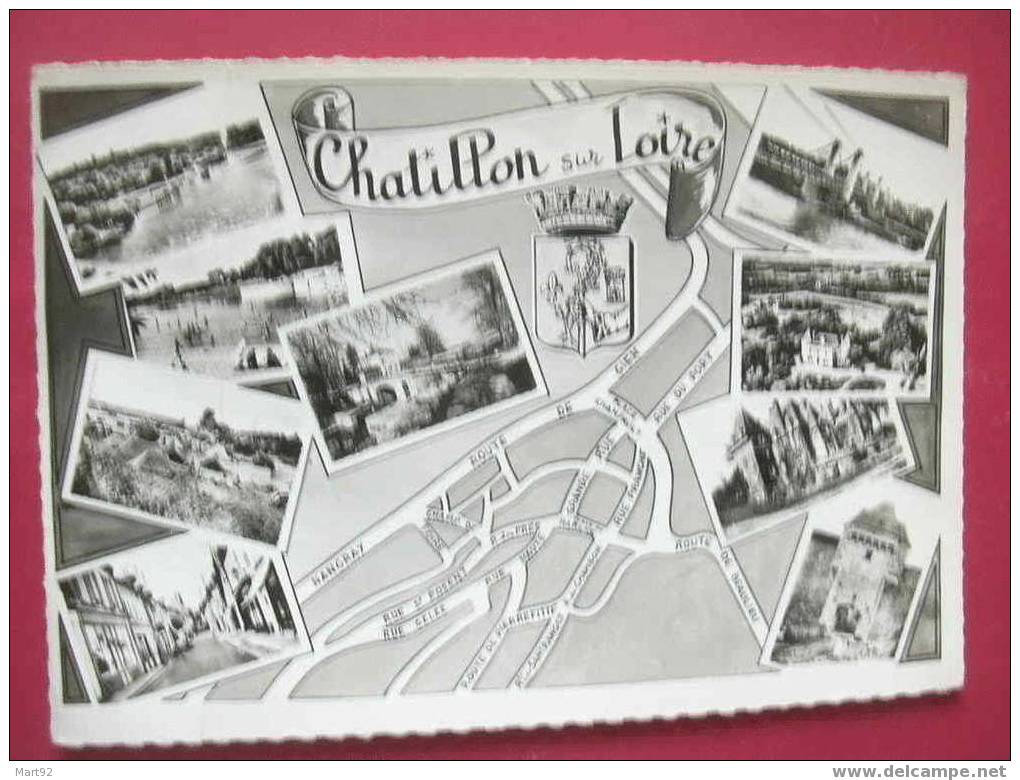 45 CHATILLON  SUR LOIRE VUES DIVERSES - Chatillon Sur Loire