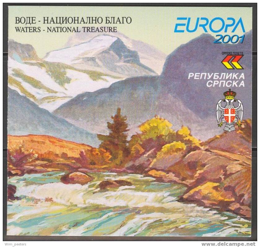 Europa CEPT 2001: Bosnie Servie / Bosnia Servia / Bosnien Serbische Republik / Republik Srpska - Booklet / Carnet ** - 2001