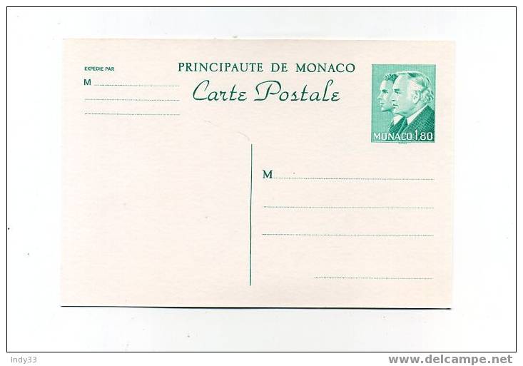 - CARTE POSTALE  A 1,80 . TYPE DEUX PRINCES DE SLANIA . NEUVE - Postal Stationery