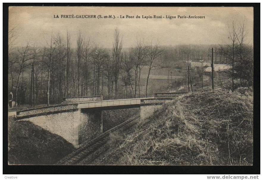 LE PONT DU LAPIN - RUSÉ Ligne Paris-Avricourt *LA FERTÉ - GAUCHER - La Ferte Gaucher