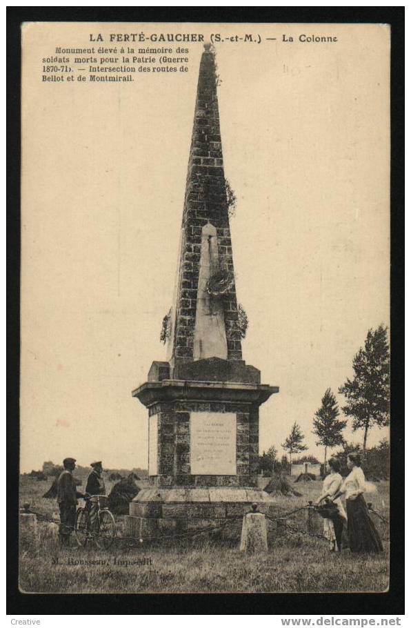 LA COLONNE *LA FERTÉ - GAUCHER   Belle Animation - La Ferte Gaucher