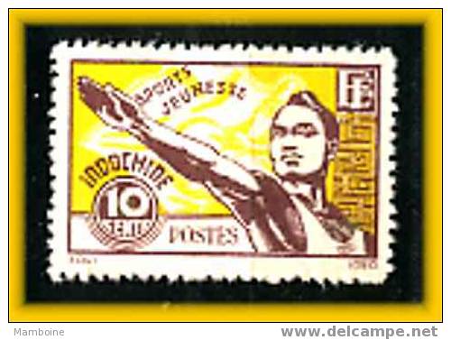 Indochine  1944   Jeunesse Sportive  N° 284 Neuf  (x) Toujours Sans Gomme - Unused Stamps