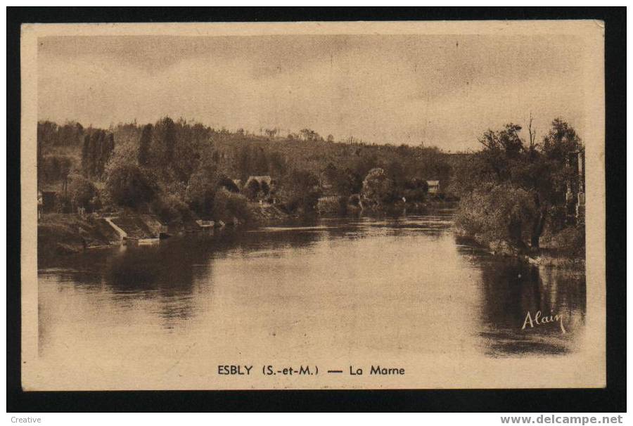 LA MARNE *ESBLY 1948 - Esbly