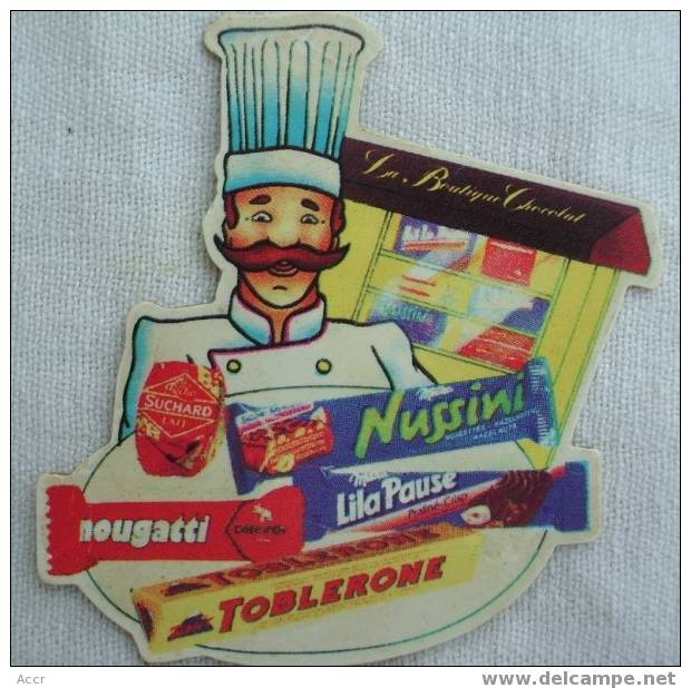 Magnet La Boutique Chocolat : Toblerone - Nougatti - Lila Pause - Nussini - Magnets