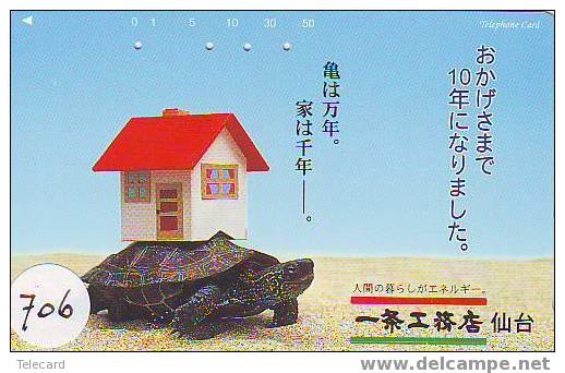 Telecarte Tortoise (706) Sea Turtle ? Schildpad ? Schildkroete ? Tartaruga ? Tortue ? Turtle - Turtles