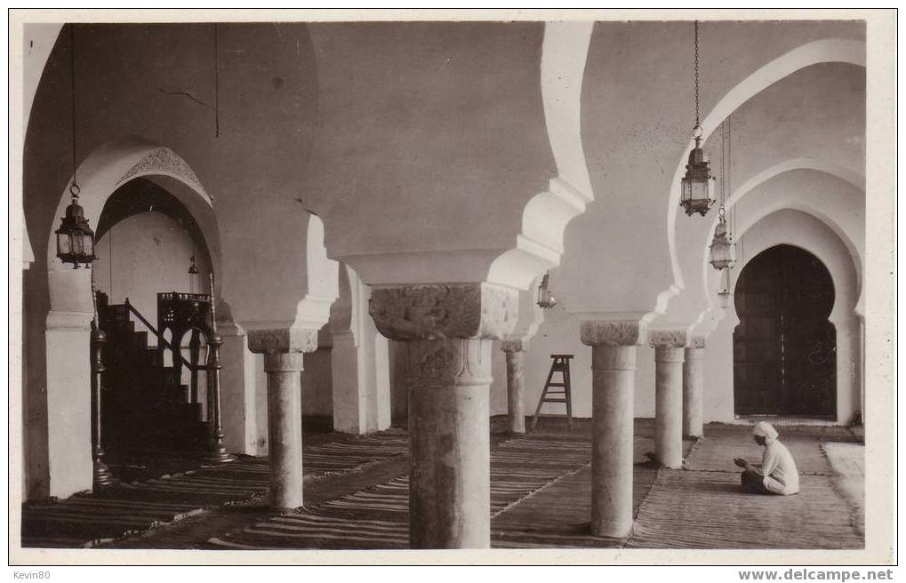 ALGERIE TLEMCEN Intérieur De La Mosquée De Sidi Halloui Cpsm - Tlemcen