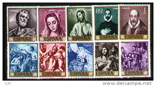 ESPAÑA 1961 - EL GRECO - PINTURAS - Religious