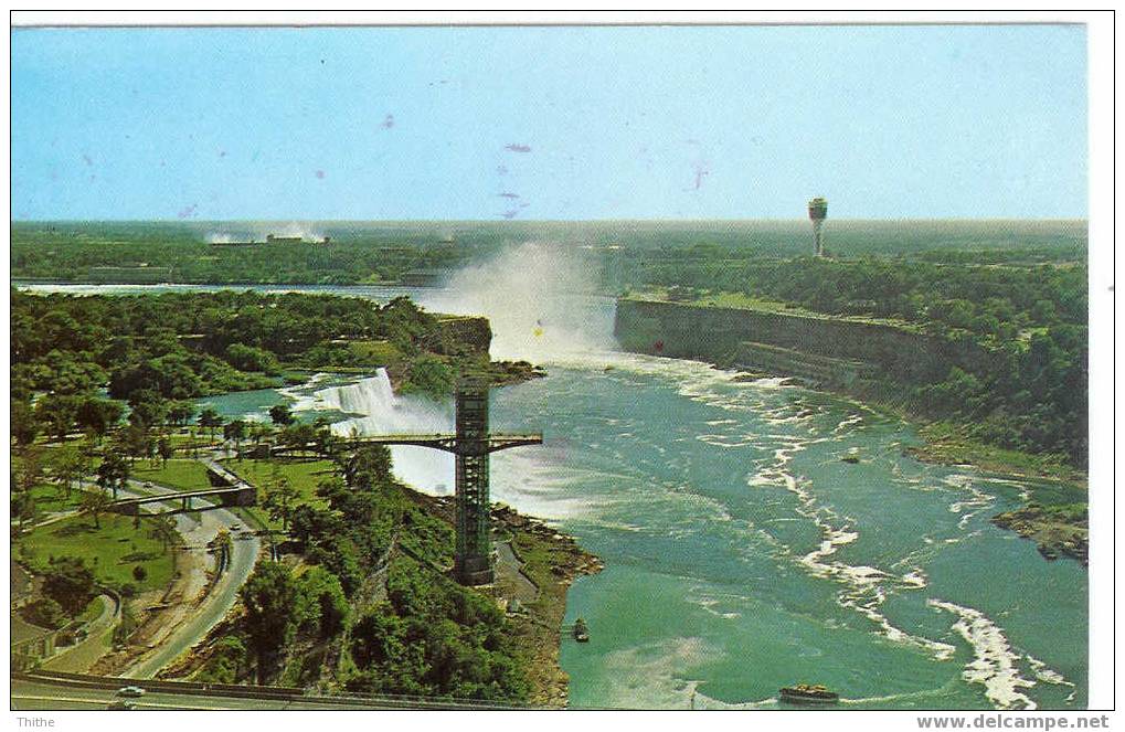 General Aerial View Of NIAGARA FALLS - Chutes Du Niagara