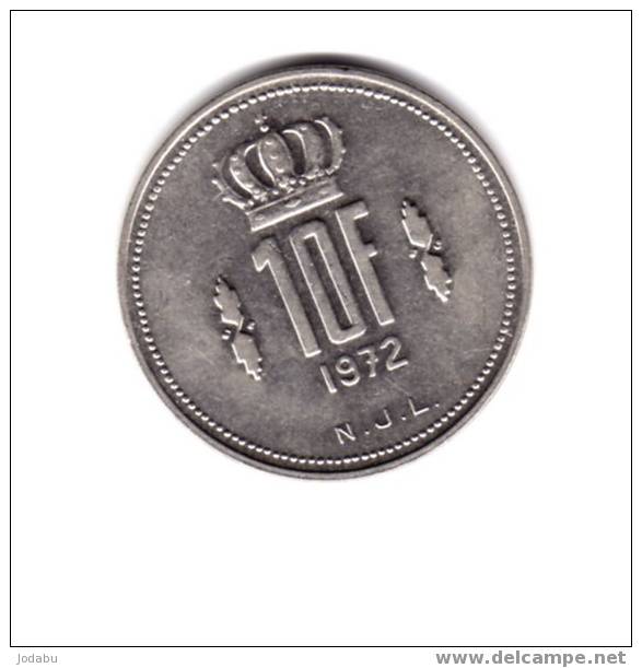 10 Frs De 1972  Luxembourg - Luxembourg