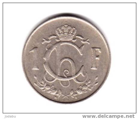 1 Franc  De 1962     -      Luxembourg - Luxemburgo