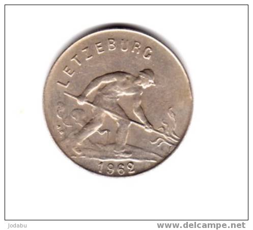 1 Franc  De 1962     -      Luxembourg - Luxemburg