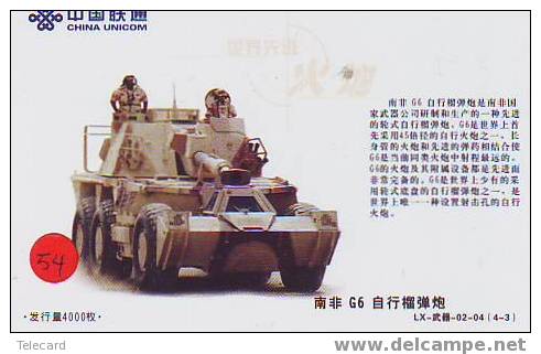 Télécarte WAR TANK (54) MILITAIRY LEGER ARMEE PANZER Char De Guerre KRIEG Phonecard - Armee