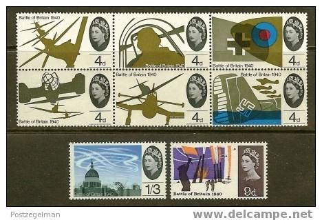 UK 1965 MNH Stamp(s) Battle Of Britain 394-401 #1065 - Unclassified