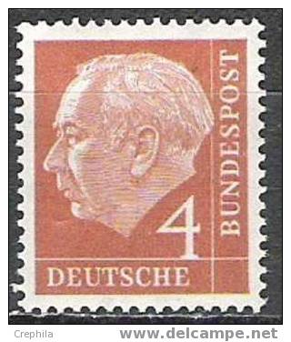 Allemagne - République Fédérale - 1954 - Y&T 63 - Michel 178 - Neuf ** - Neufs