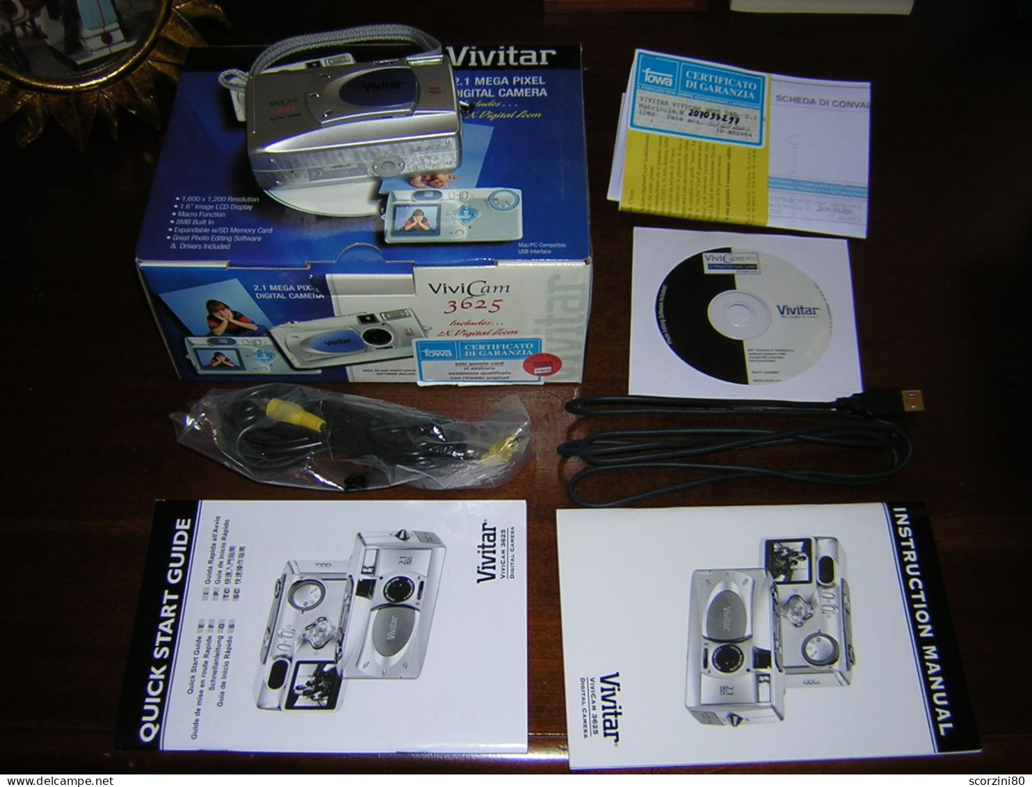 Vivitar 2.1 Megapixel Digital Camera FUNZIONANTE - Other Apparatus