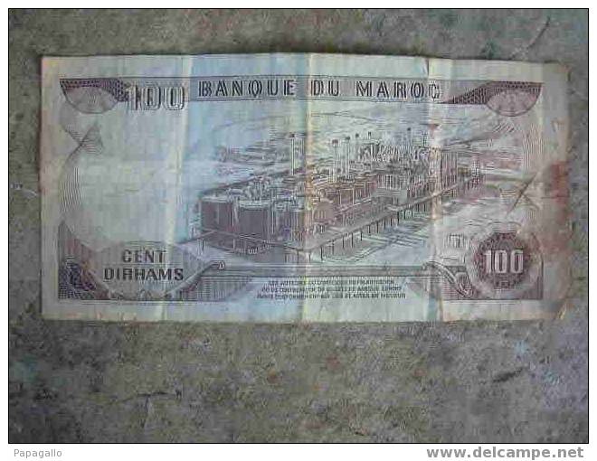 100 DIRHAMS 1970 MAROC - Maroc