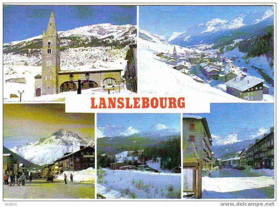 Carte Postale  73.  Val Cenis  Lanslebourg Sous La Neige - Val Cenis