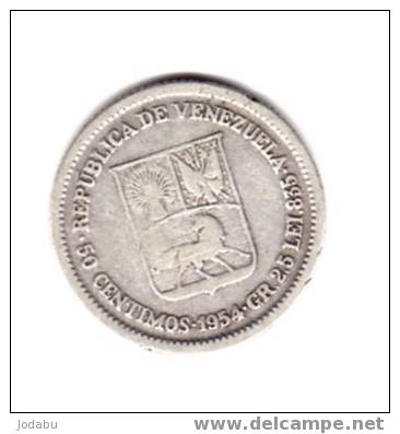 50 Centimos De 1954 -vénezuela- - Venezuela