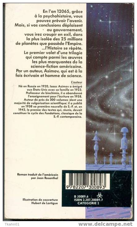 PRESENCE DU FUTUR  N° 89  " FONDATION "  DE 1989  ISAAC-ASIMOV - Présence Du Futur