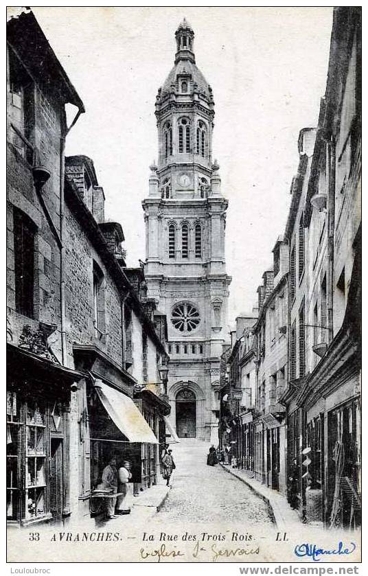 50 AVRANCHES LA RUE DES TROIS ROIS - Avranches