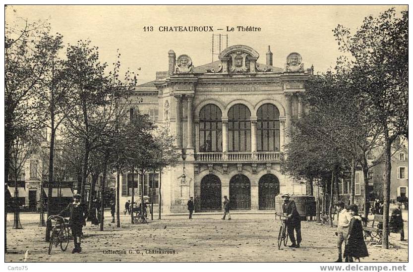 CHATEAUROUX 36 - Le Théâtre - Vespasienne - Chateauroux