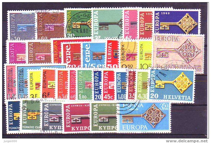 Compleet Jaar 1968, Michel = 40 Euro (Y16541) - 1968