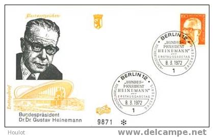 Berlin Mi. N° 393/96  FDC Kpl. 2 Serie Professor Heinemann Auf 4 FDC´s  DB 112  10.00 €uro                     DB 48 - Other & Unclassified