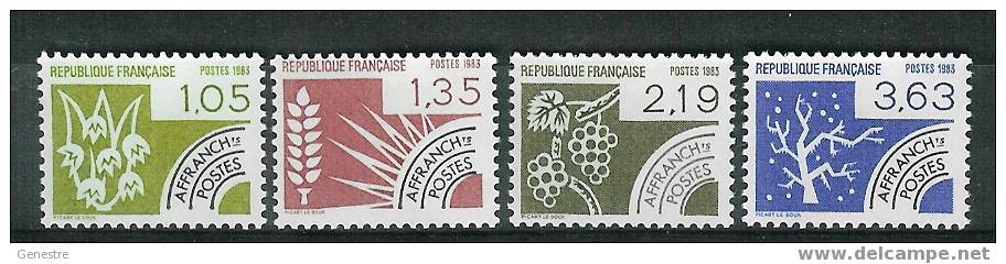 France - 1983 - Y&T Préo 178/181 * (MH) - 1964-1988