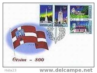 Lettland. Latvia, Lettonia, - 800th Anniversary Of Small City Cesis Town , Churc –2006 MNH- FDC - Lettonie