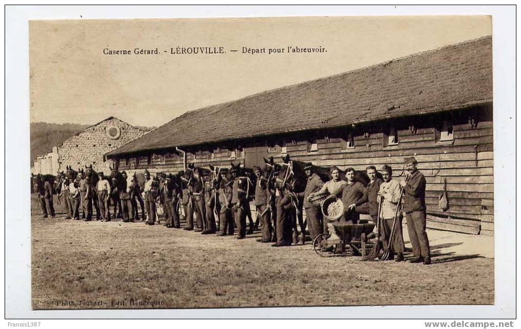 L10 - LEROUVILLE - Départ Pour L'abreuvoir (TRES JOLIE Carte Animée De 1929) - Lerouville