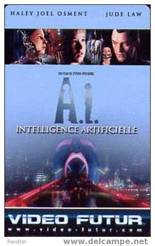 @+ Carte VIDEO FUTUR N° 192 : "A.I. INTELLIGENCE ARTIFICIELLE". - Video Futur