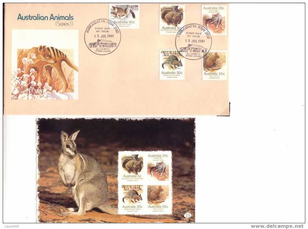 1 Feuillet Minature Animaux + 1 FDC / 1 Animal Mini-sheet + 1 FDC - Ungebraucht