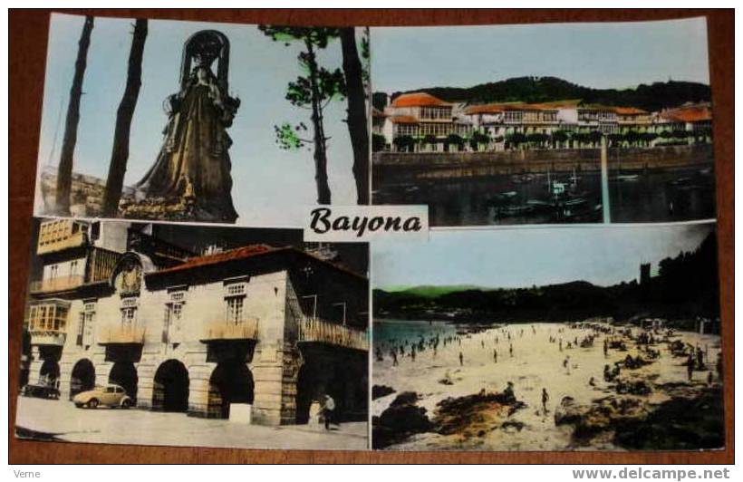 ANTIGUA FOTO POSTAL DE BAYONA (PONTEVEDRA) - 522 - EDICIONES ARTIGOT - SIN CIRCULAR - Pontevedra