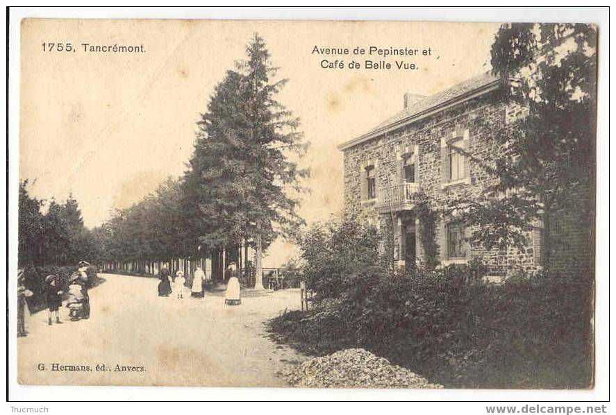 C121 -  TANCREMONT - Avenue De Pepinster Et Café De Belle Vue - Pepinster