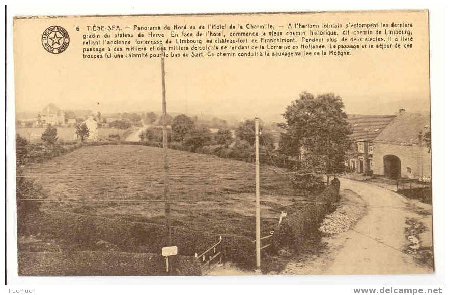 C143 - Tiège-Spa - Panorama Du Nord Vu De L' Hôtel De La Charmille - Jalhay