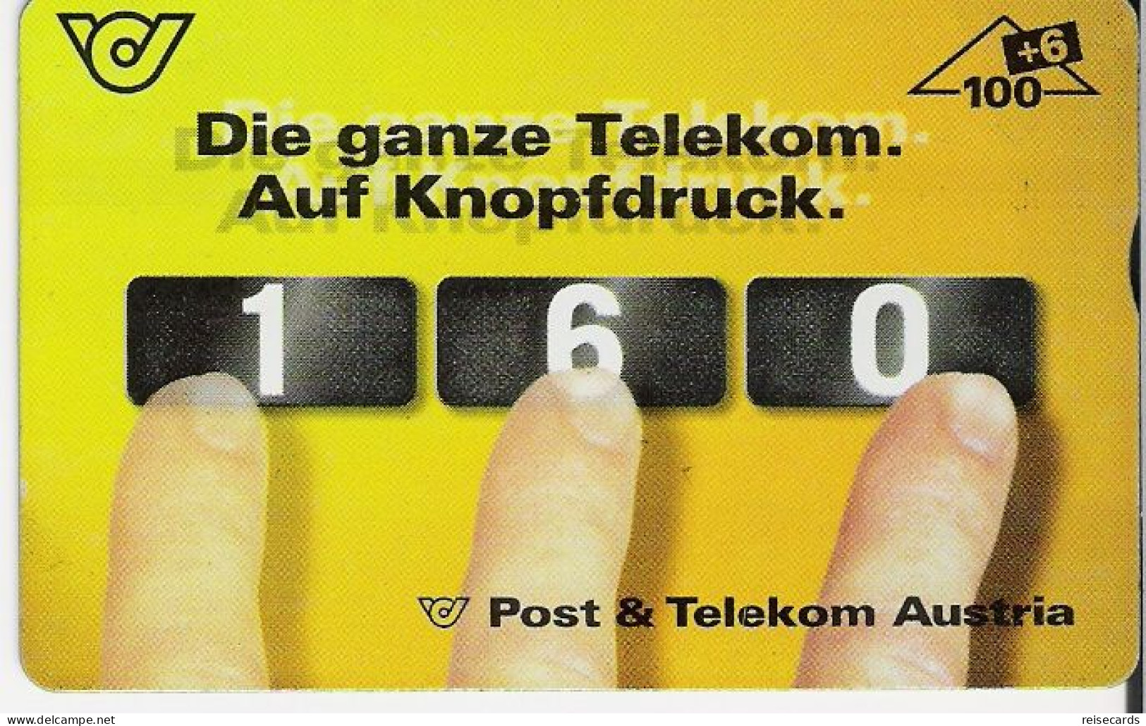 Austria: Telekom Austria 801A Telekom 160 - Oesterreich