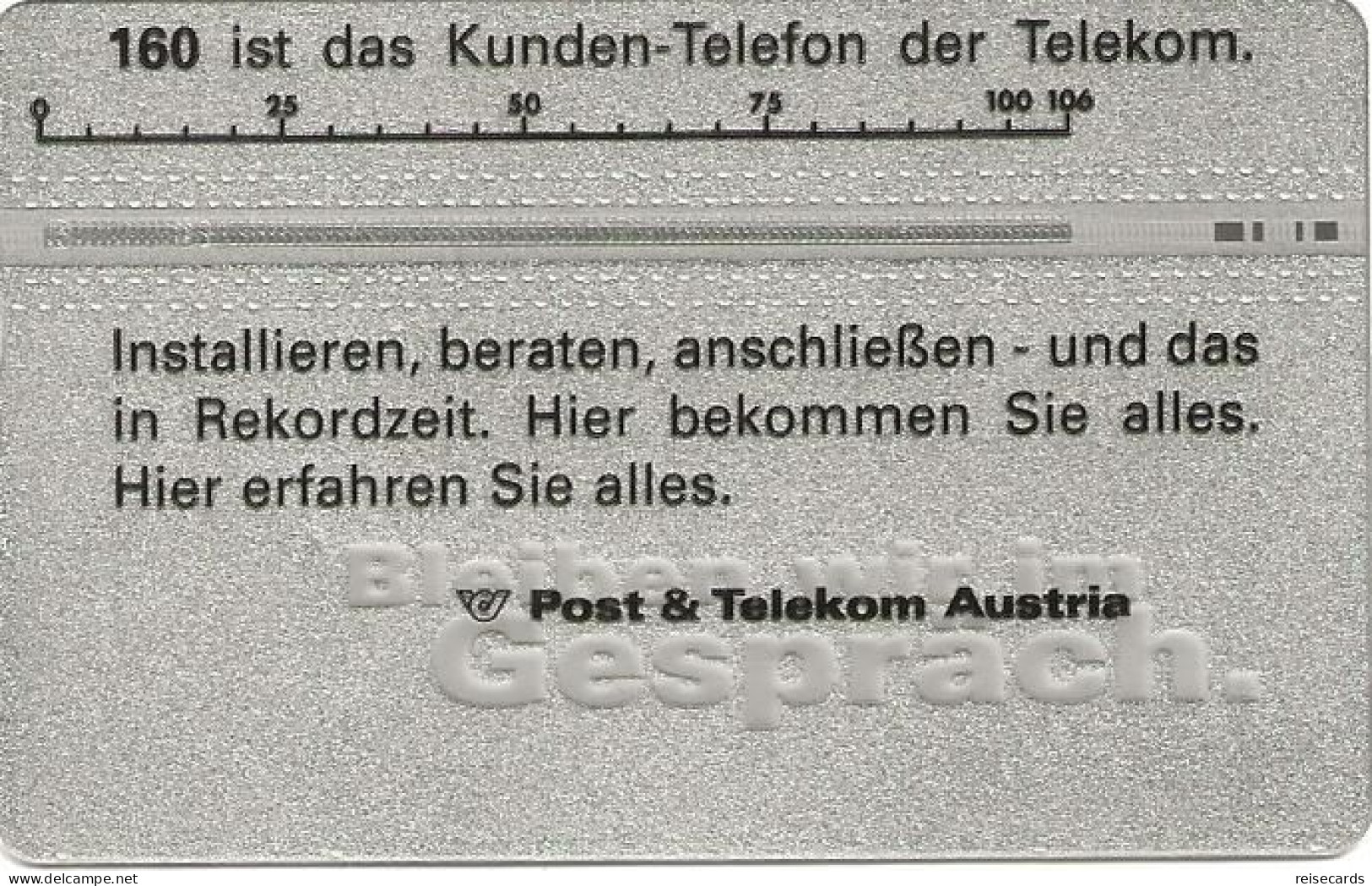Austria: Telekom Austria 801A Telekom 160 - Oesterreich